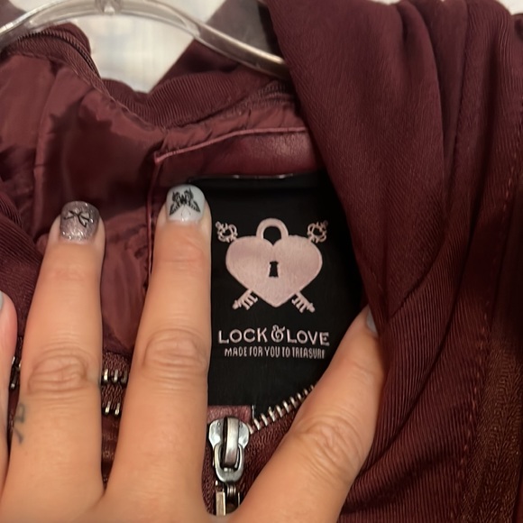 Brand New Motto Burgundy Red Jkt, size Xl! - Picture 4 of 6